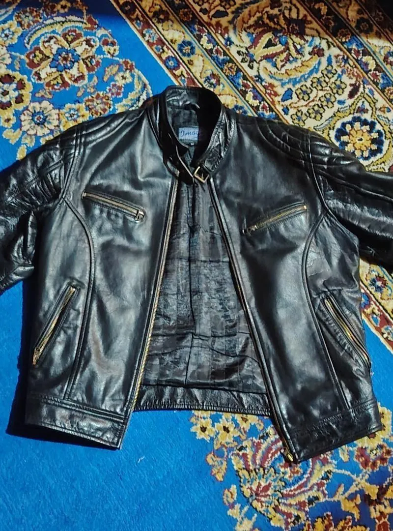 Veste en cuir importée