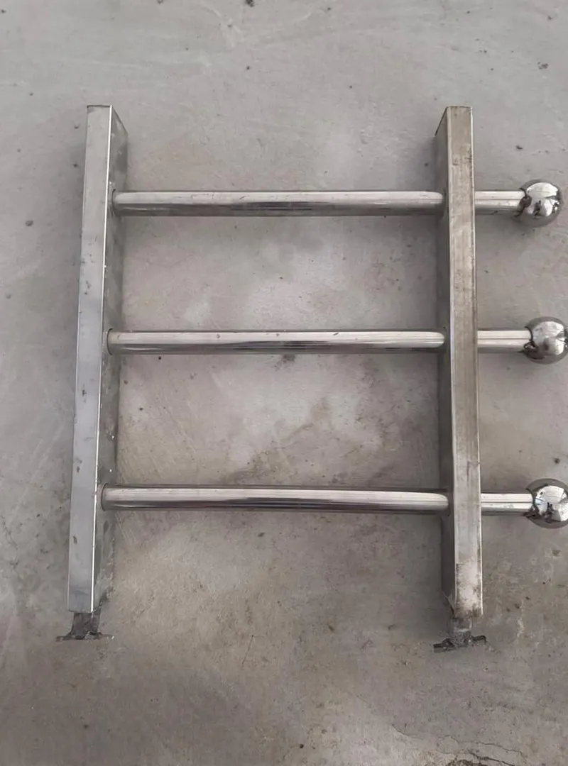 Garde corps inox 304 dimensions sur les photos