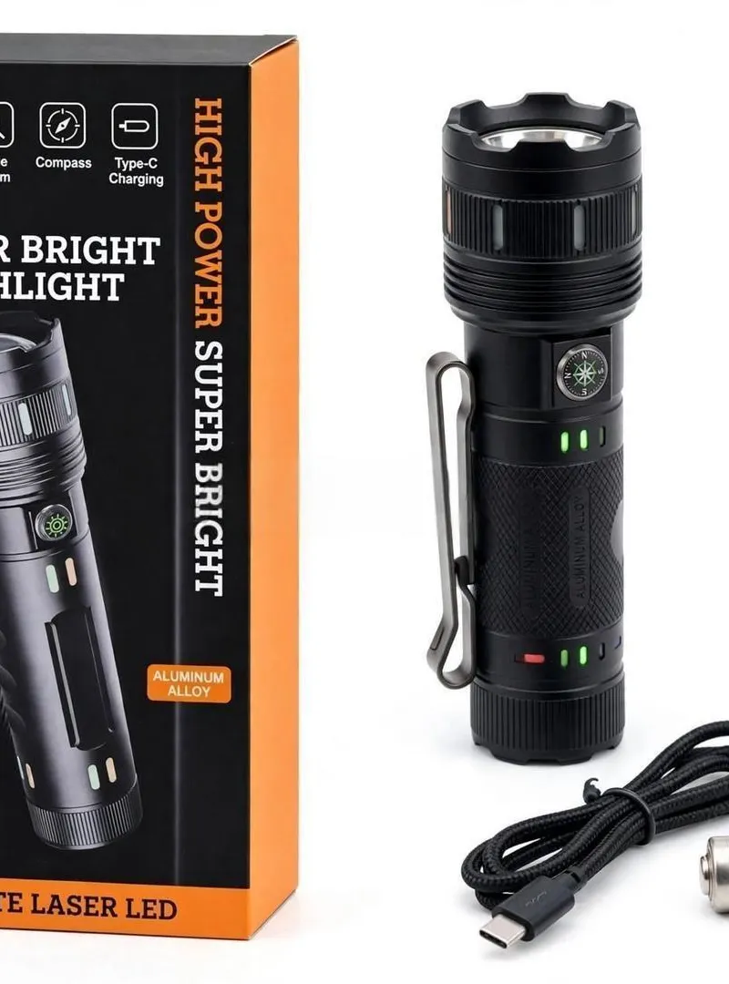 Lampe Torche Tactique Ultra Puissante