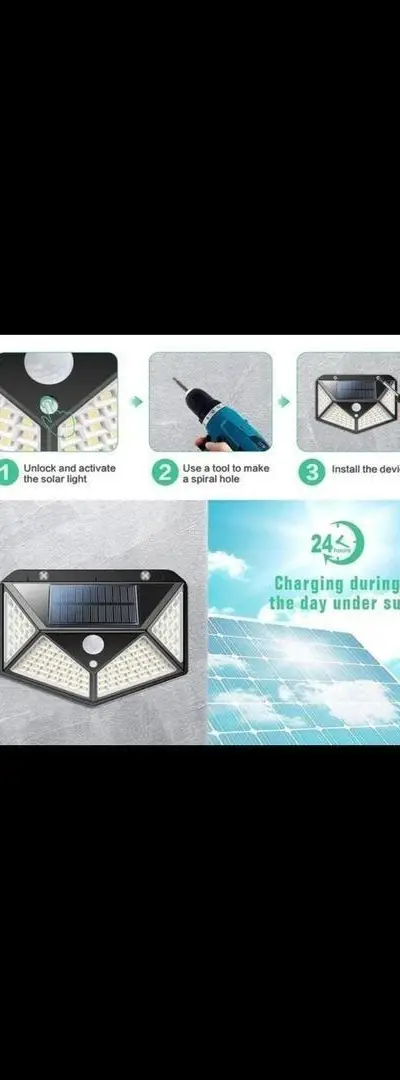 Pack de 4 lampes solaires