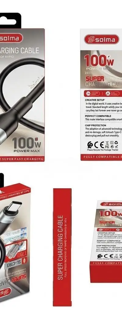 Câble de charge Super Charge 100W à vendre.