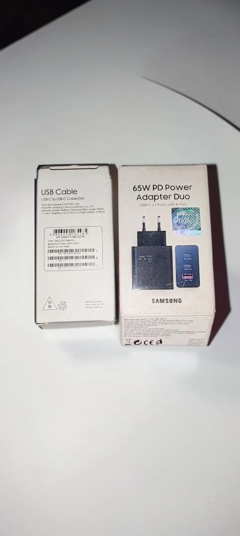 Chargeur Samsung rapide 65W avec câble