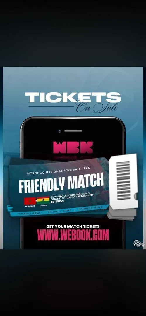 Ticket Maroc vs Ghana