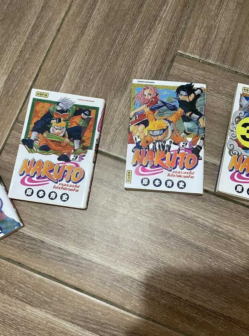 Manga Naruto 1, 2, 3 et 4