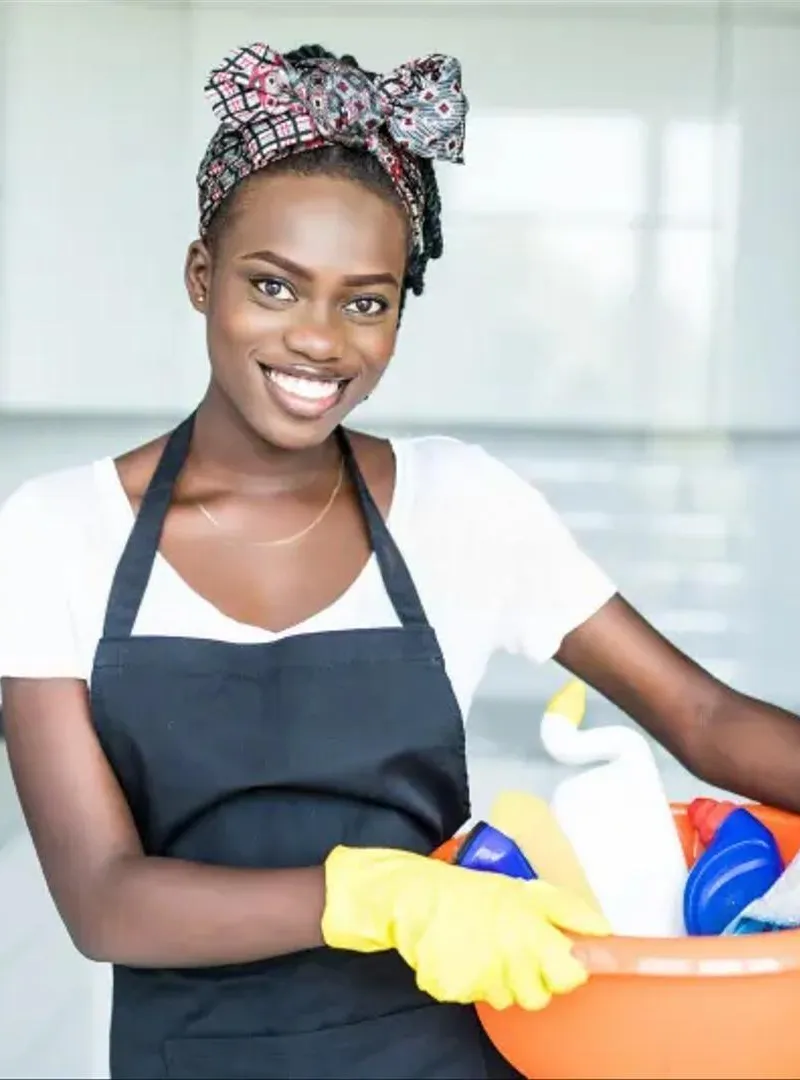 Femme de ménage africaine