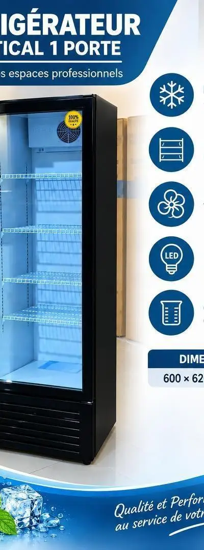 À VENDRE – FRIGO PROFESSIONNEL KLIMASAN 1 PORTE