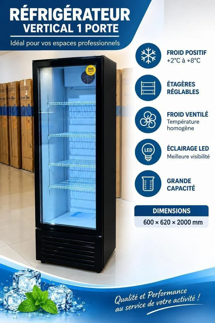 À VENDRE – FRIGO PROFESSIONNEL KLIMASAN 1 PORTE