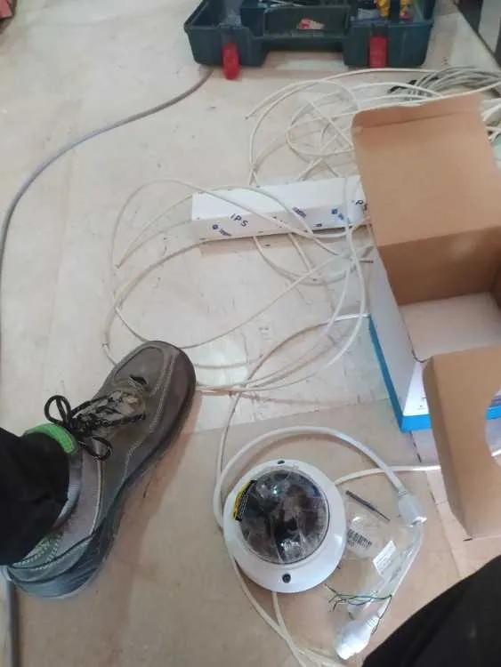 Cablage caméra Installation électrique