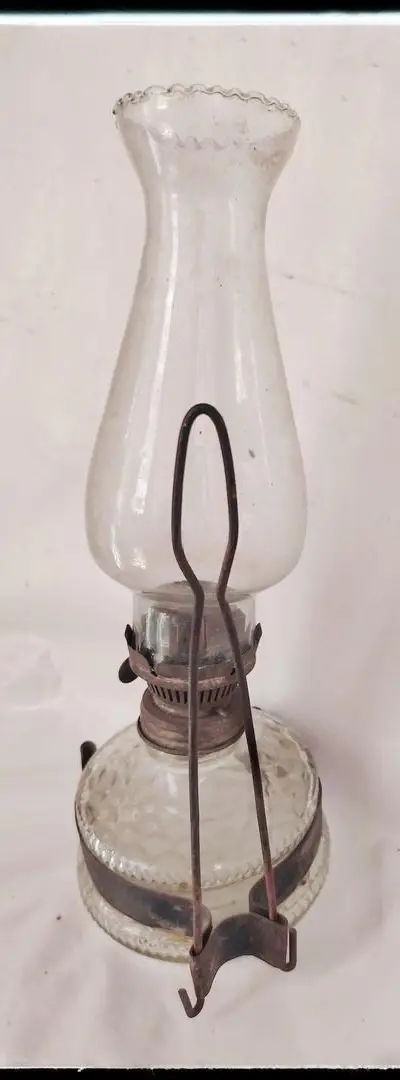 Lampe à gaz en verre
