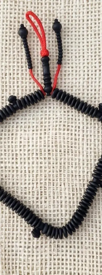 ✅️Chapelet en bois d'olivier noir📿