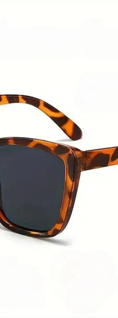 Lunettes de soleil femme motif léopard