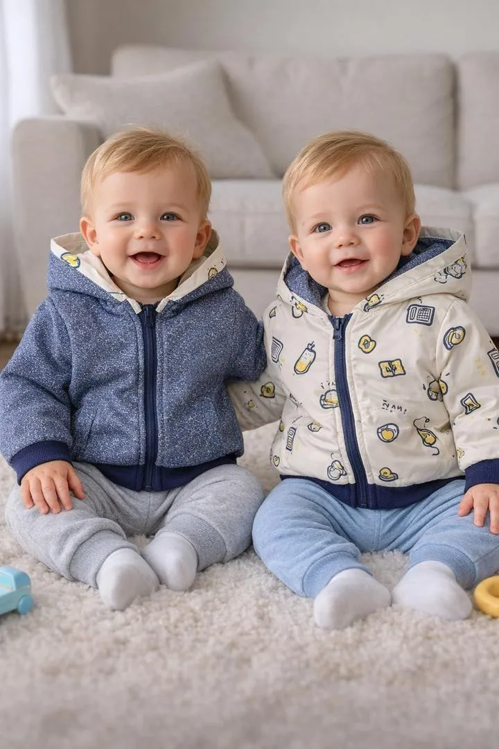 MAYORAL réversible imperméable bébé 4-6 mois