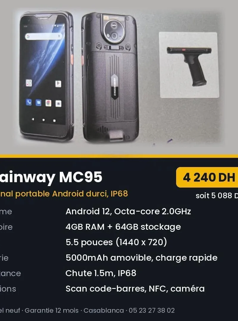 Chainway MC95 - Terminal portable Android