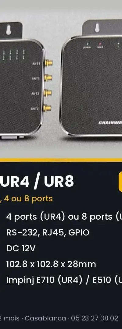 Chainway UR4 / UR8 - Lecteur RFID UHF