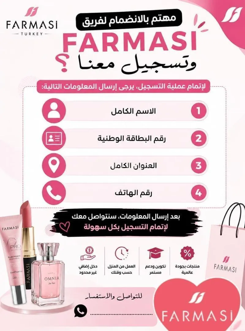 Opportunité d'emploi pour femmes et hommes