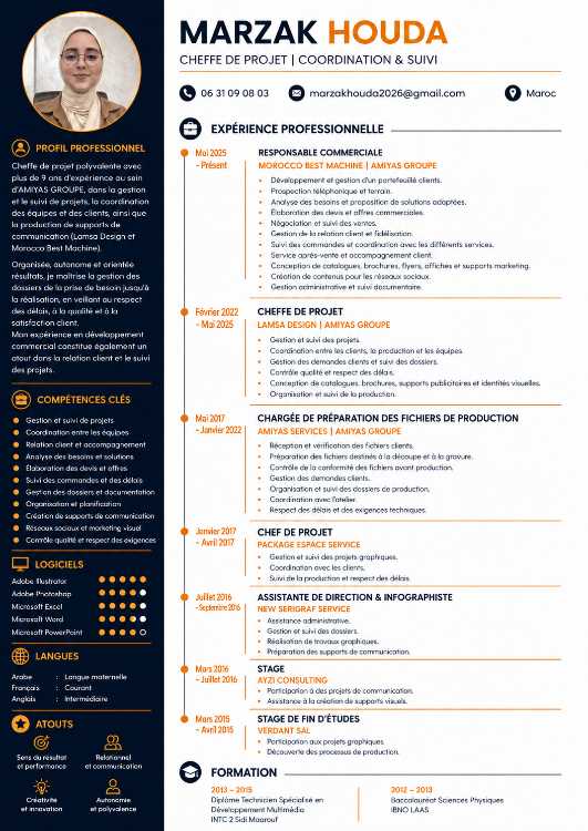 Chef de Projet / Responsable Commerciale – Infogra