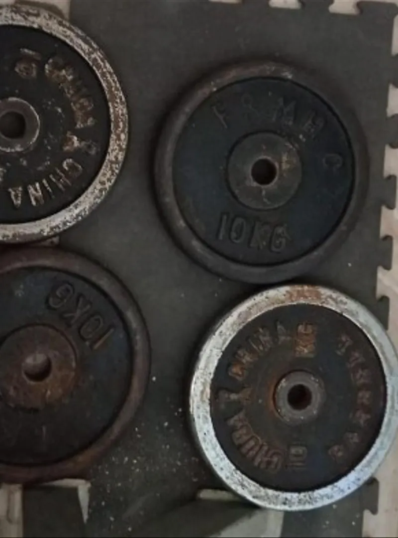 4 disques 10 kilos