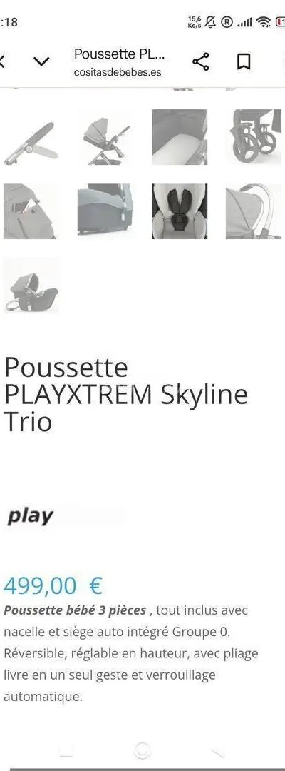 Poussette bébé