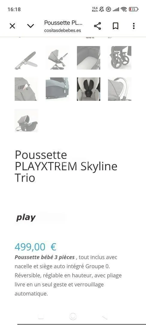 Poussette bébé