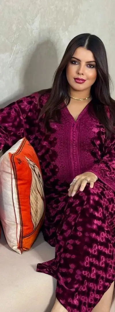 Caftans en velours côtelé