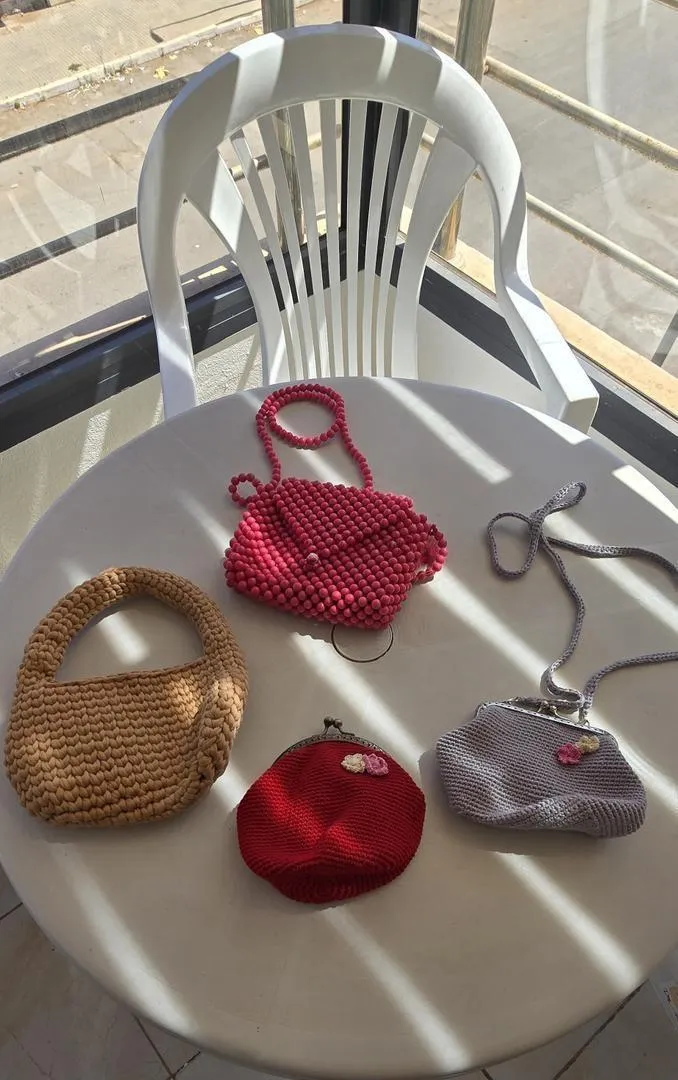 Sacs artisanaux faits main (Crochet & Perles)