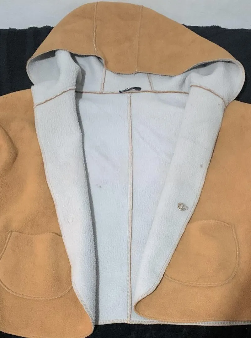 Veste femme chaude à capuche - Camel 🤎