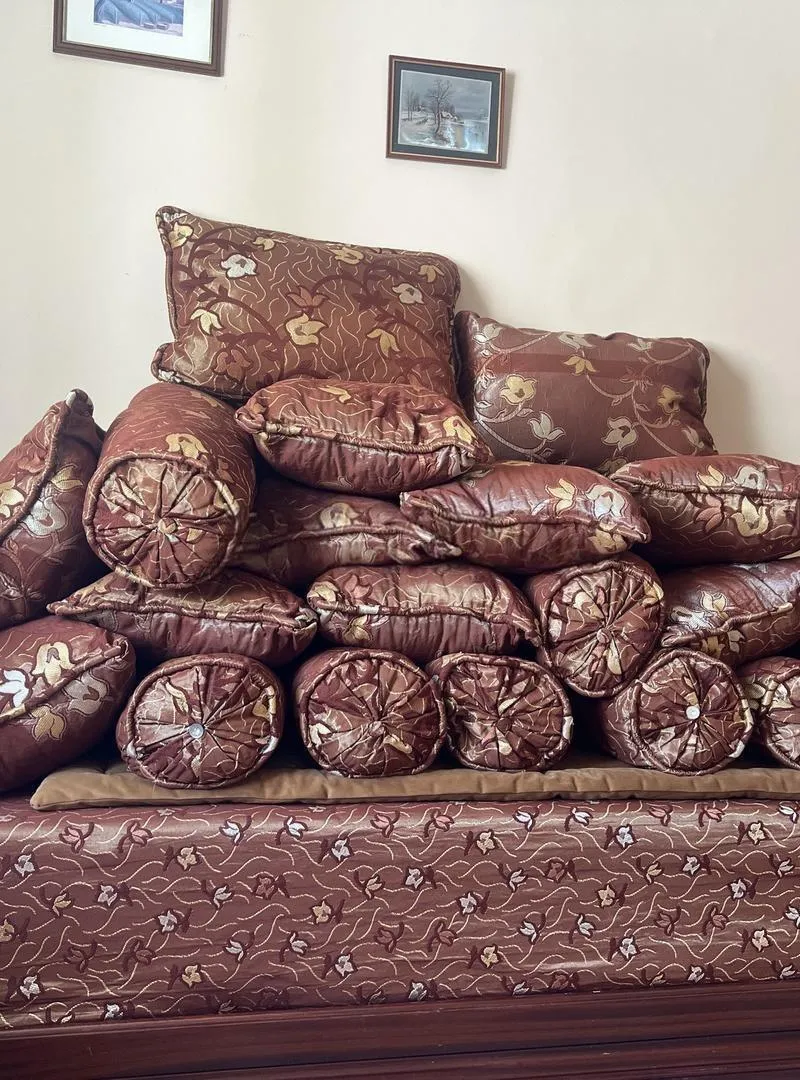 Tissu tlamette et coussins
