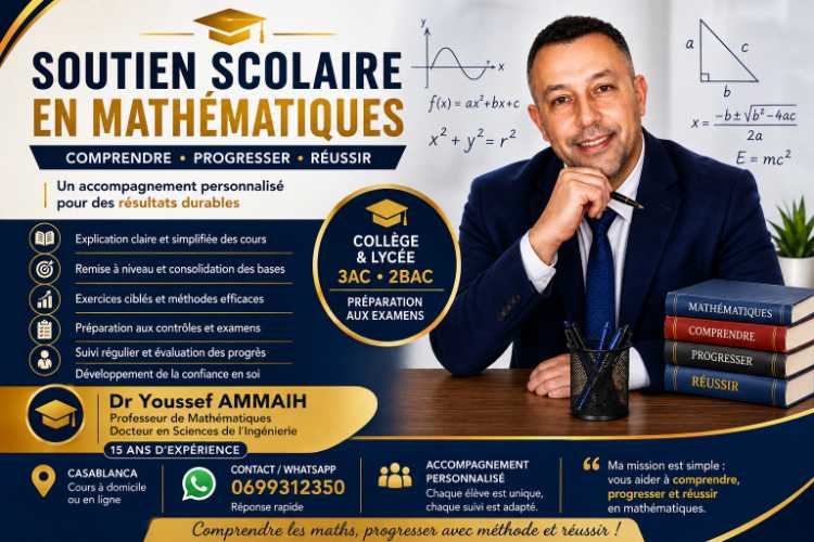 SOUTIEN SCOLAIRE EN MATHÉMATIQUES