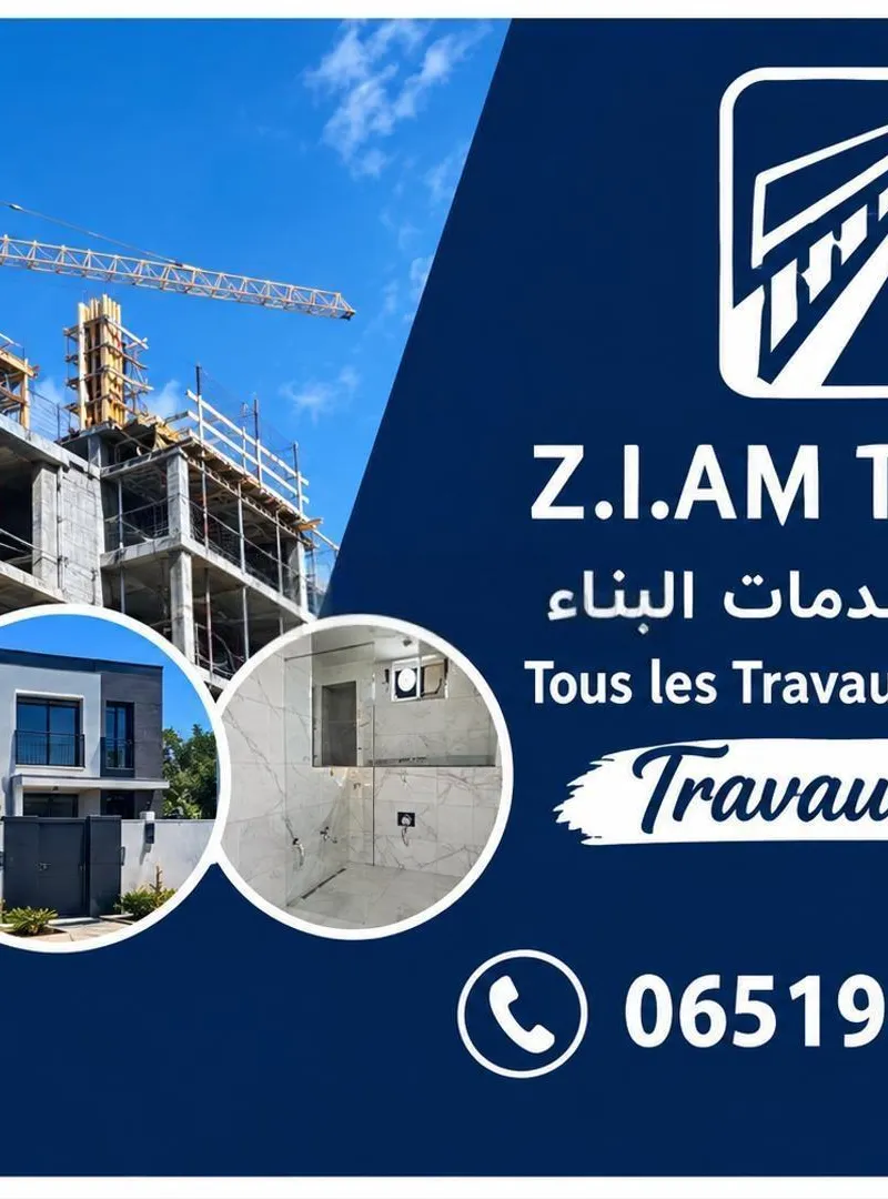 Travaux de construction
