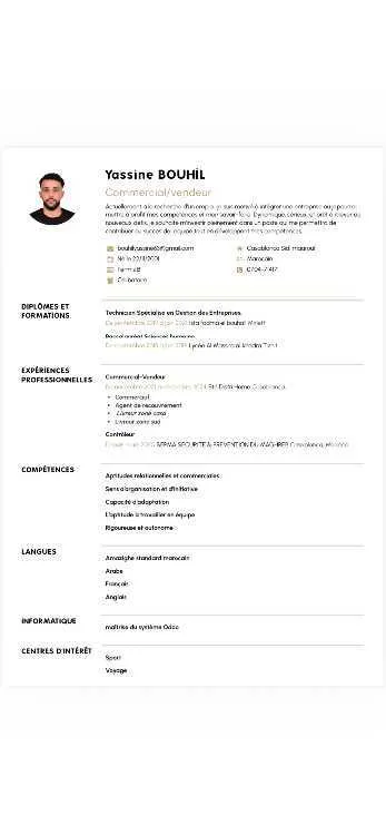Chauffeur exp/commercial/vente