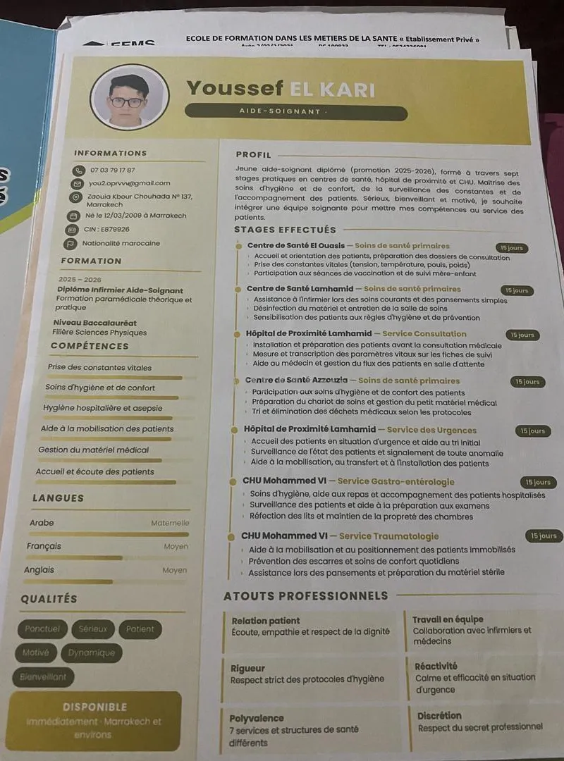 Infirmier à domicile
