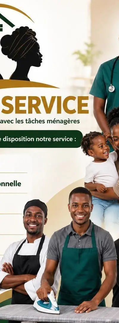 jardinier chauffeur ménage nounou cuisine