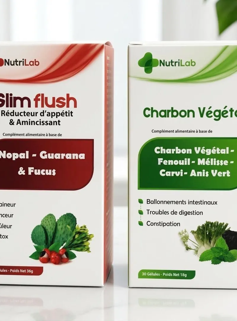 Slim Flush et Charbon Végétal