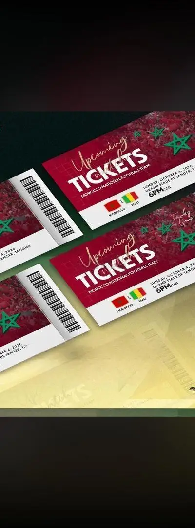 Billet Maroc vs Mali