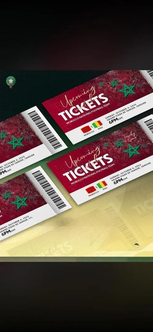 Billet Maroc vs Mali
