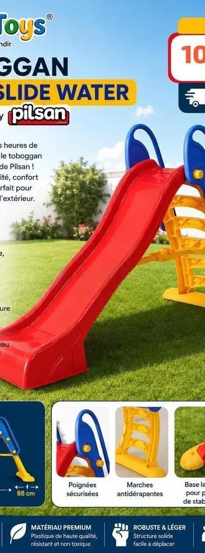 Glissade pour enfants en plastique Bella Toys, excellente