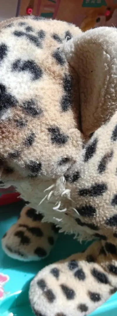 Peluche tigre et girafe