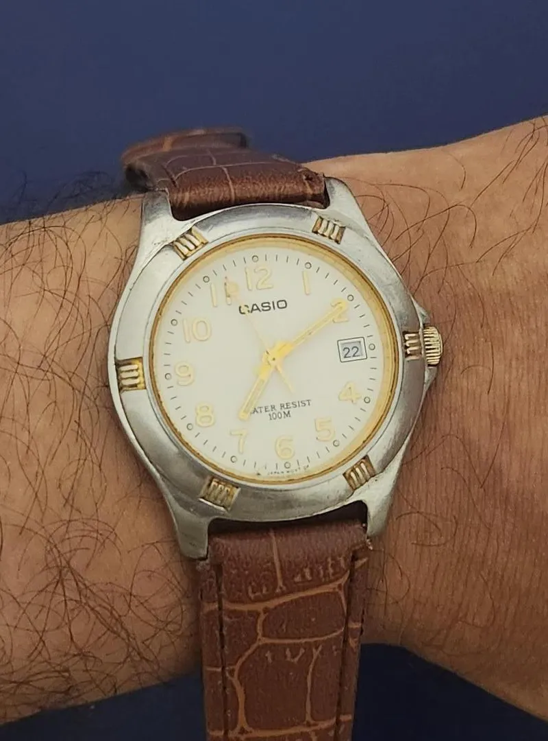 Montre Casio Originale Dorée pour homme