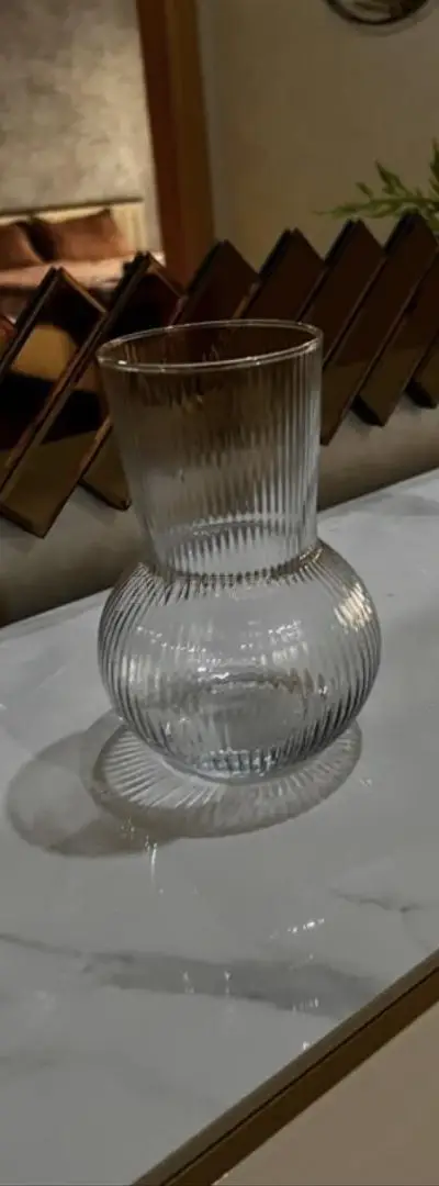 Vase en verre