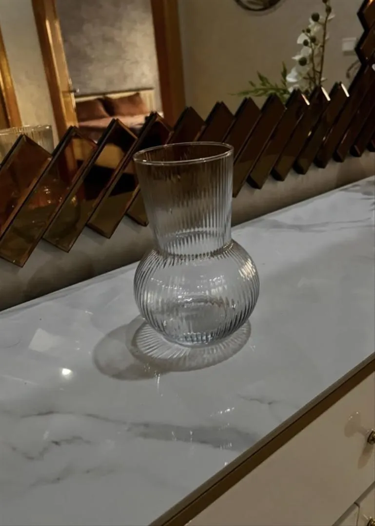 Vase en verre