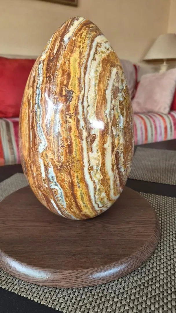 Grand œuf en pierre naturelle 14 kg