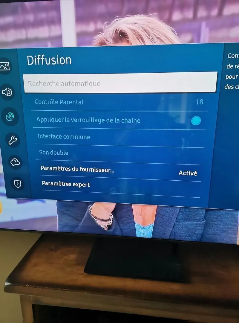 Réglage installation télévision et Tnt