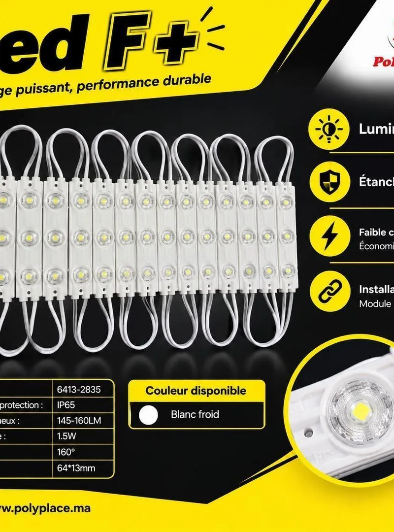 MODULE LED 3 POINTS BLANC FROID F