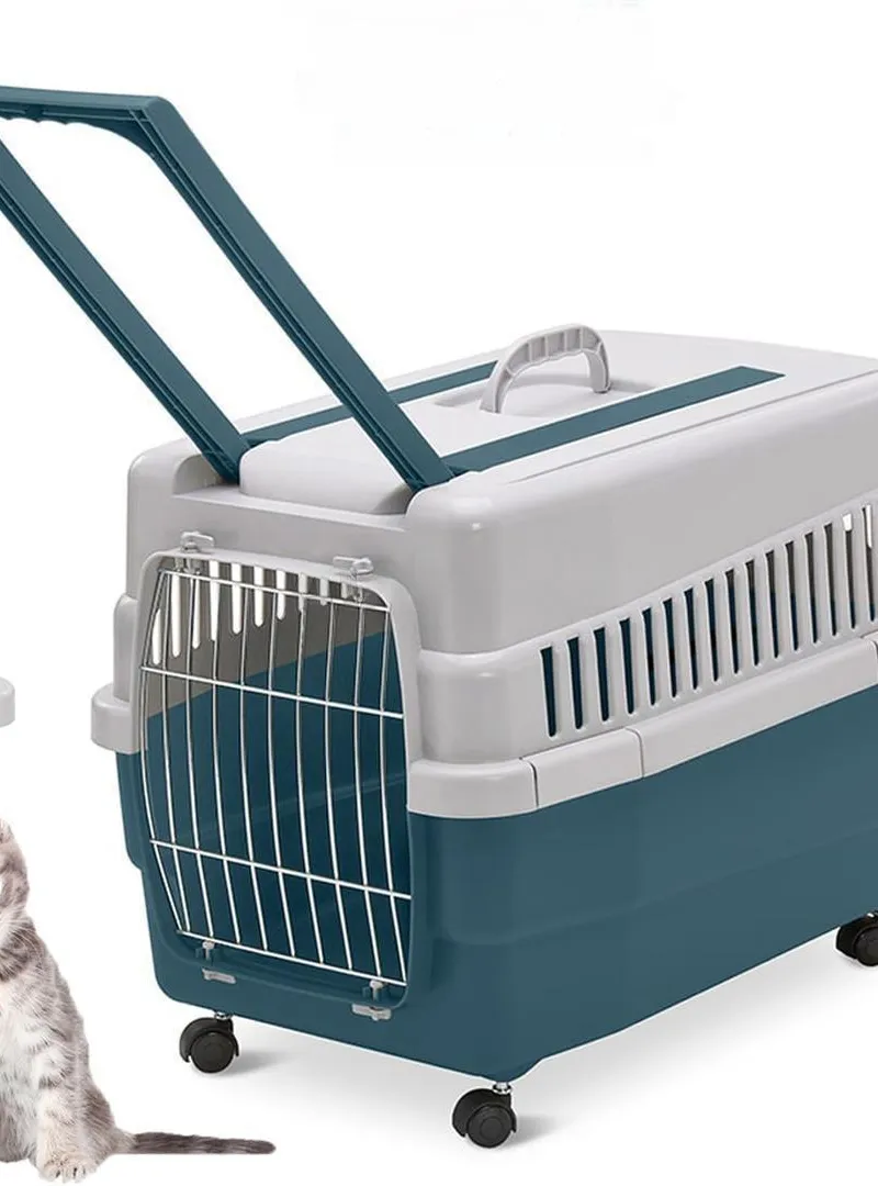 CAGE DE TRANSPORT SUR ROULETTES NEUF 60X40X45CM