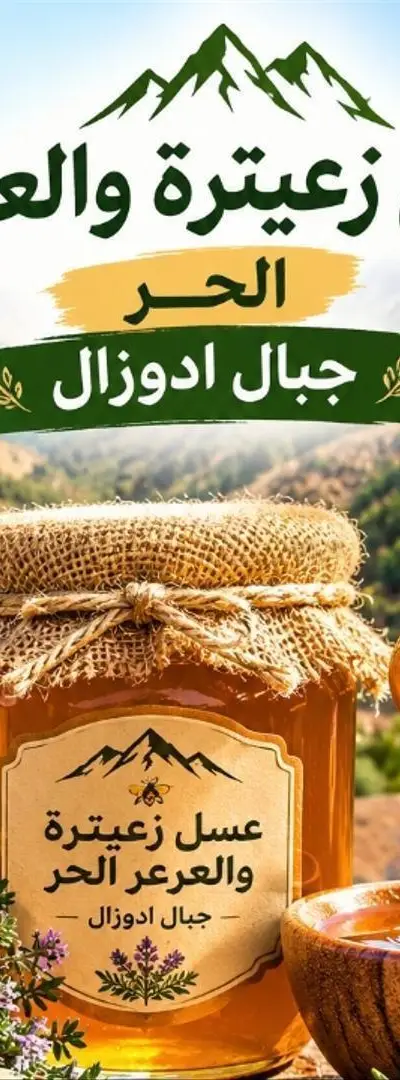 Vente de miel de l'Atlas