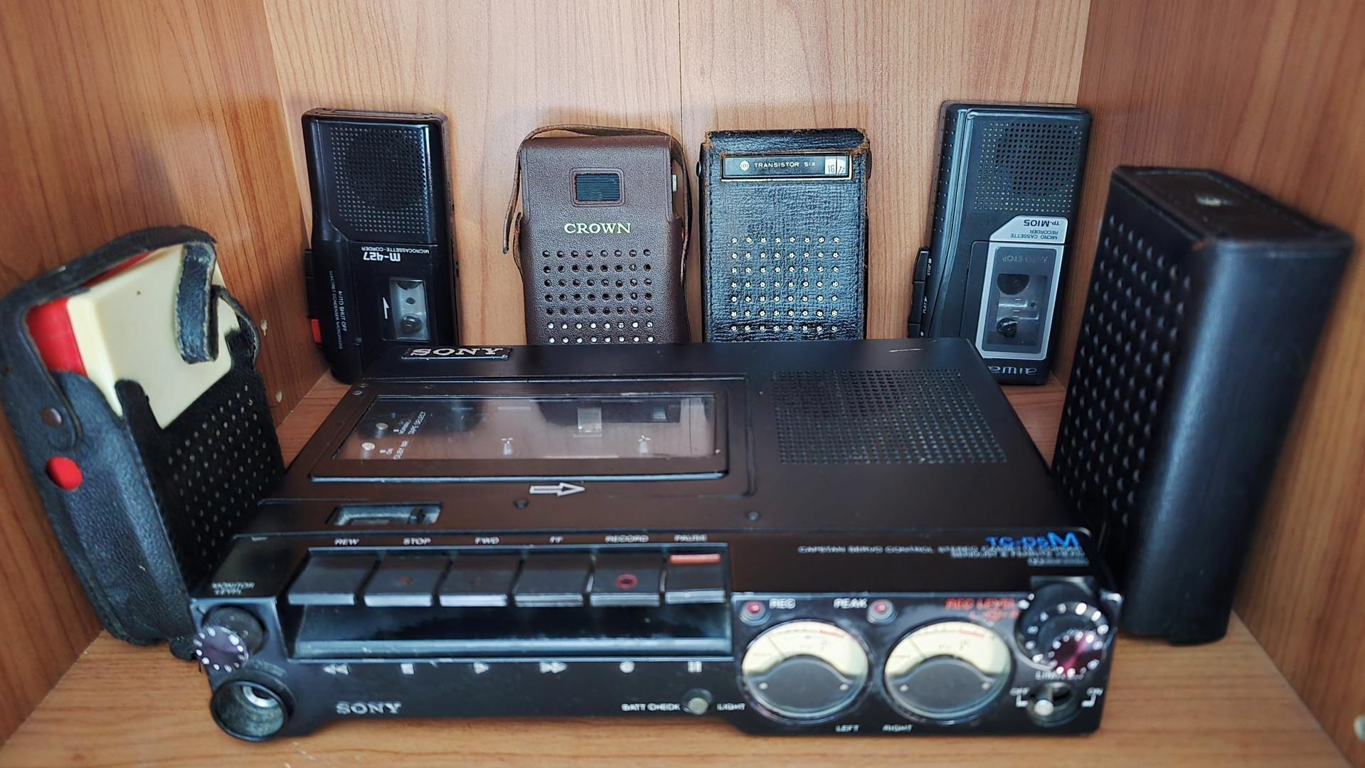 Collection d'appareils audio vintage