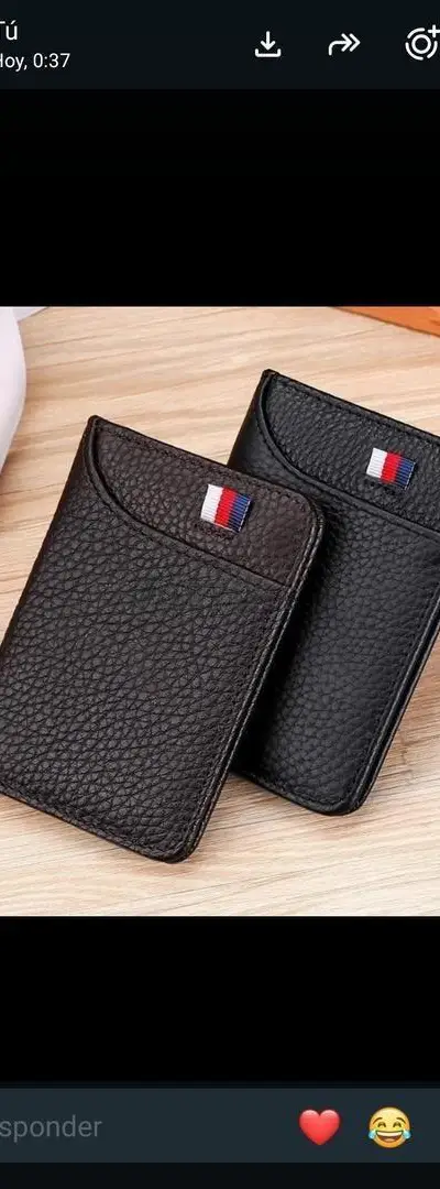 Portefeuille en cuir pour argent et cartes, facile à utiliser au quotidien
