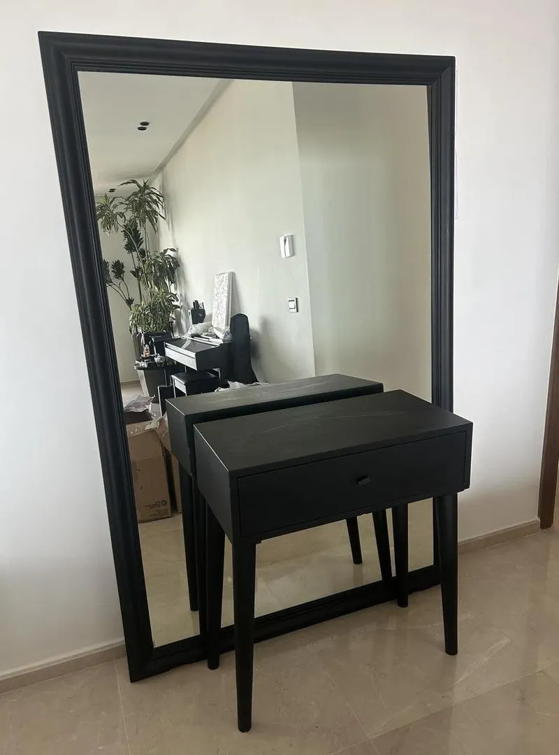 Console et grand miroir à vendre