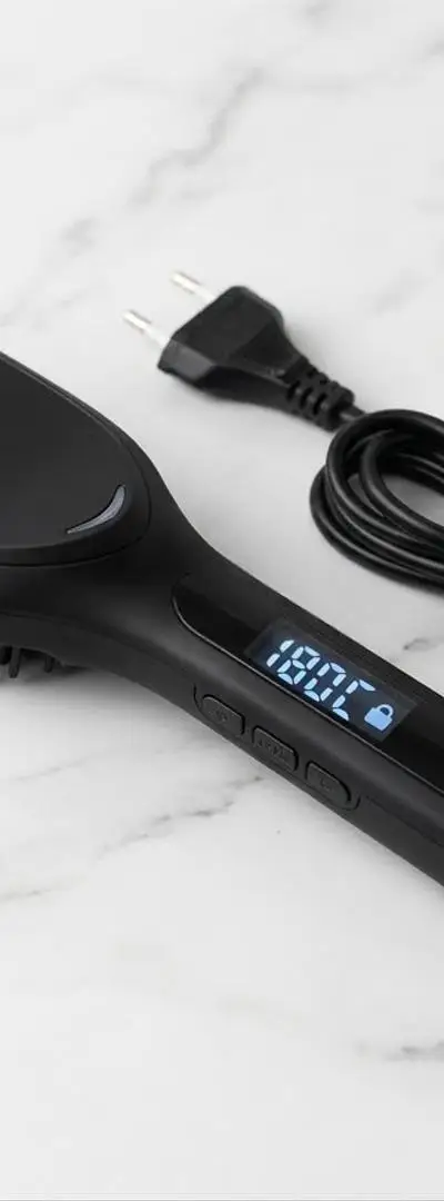 Brosse à cheveux thermique intelligente et élégante pour des cheveux doux