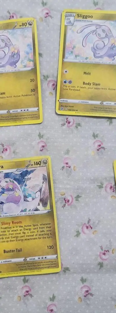 lot de 7 carte de pokemonavec 3